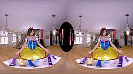 realitylovers snow wild rides dildo in heels and stockings 😈