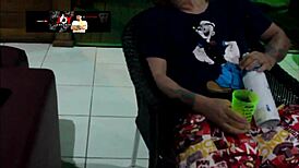 i lost the pool bet and watched her suck his old cock