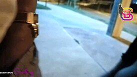 Outdoor interracial encounter with lovers