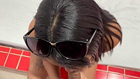 Hot girl lies to husband and does blowbang service