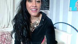 Maxine x orgasms with biggest dildos in solo show!