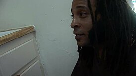 Riley Shy Takes Black Cock Bent Over on Bed