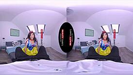 realitylovers snow wild rides dildo in heels and stockings 😈