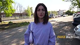 Ultra Pretty Italian Girl Picked for Street Fuck