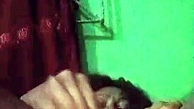 Horny Teen Ruins Her Wet Pussy in Darkness