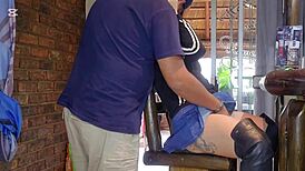 Hot Blondes Sneak Away for Squirting Fun in Closeup Action