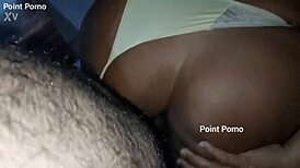 My friend left to buy beer, so I ate his naughty wife and came inside her pussy. Couldn’t resist that homemade action.