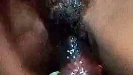 Horny Teen Ruins Her Wet Pussy in Darkness