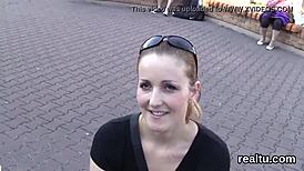 hey, czech teenie, teased in hypermarket for pov banging?