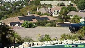 Lacey Jayne and James Angel's big ass and busty masseuse make a house call for nuru truck massage 😏