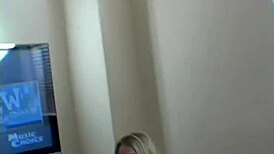 Liz, The Cute Blonde, Is Solo Taking Selfies In Her Room