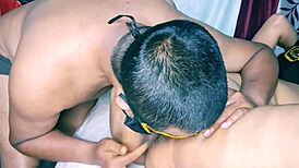 Man, this hot desi indian bhabhi gets hairy pussy licked good!