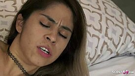 Yo, Latina teen whore bangs old tourist in hotel! 😜