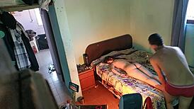 lena arrives tired of working and asks her personal masseuse to go home