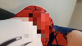 dressing as spider-gwen to surprise my comic-loving brother-in-law