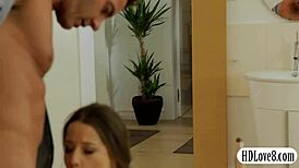 Perky Boobs Babe Taissia Gets Pussy Slammed Hard