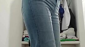 Geez, hot Teen18 strips bare for camera while teacher watches her every move!