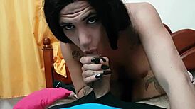 Client came for a foot massage, but can’t decide if he wants my mouth or feet instead.