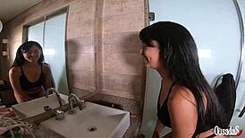 Interviewing the teen while she prepares - lunna real