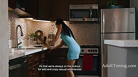 Ebony and her white girlfriend toy with each other - chanel camryn ameena green