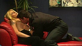 Dominica Leoni is eager for Julian’s massive cock in steamy lingerie