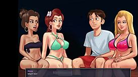 I'm thrilled watching him bang my busty friends hard.