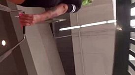 Attractive Latina Shows Off Her Big Ass in the Supermarket