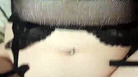 Hey, watch my cuckold wife take a messy creampie while I just sit here!