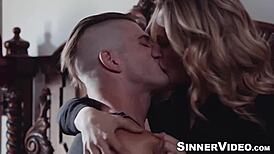 Blonde Mona Wales And Nathan Bronson In Missionary Scene