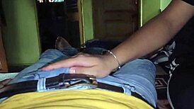 that college girl dipika is giving an amazing deep throat blowjob 😍