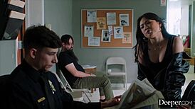 deeper ultimate baddie lulu takes control over young rookie cop in domination scenes