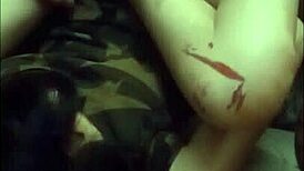 Roommate Lies Back Taking Big Cock Deep in Her Pussy Every Night