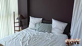 Hot redhead Penny Pax with Anna Belle Peaks