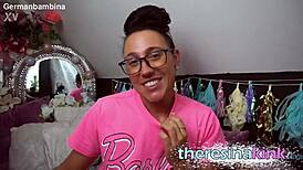 European Skinny German Amateur's First Fetish Video