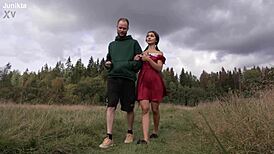 Exploring Deep Fisting with Married Brunette in Intense Session