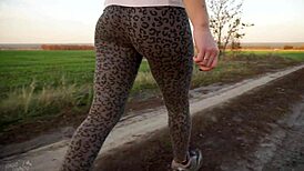 worship my milf ass strutting in tight leopard leggings for your eyes