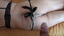 Two Big Cumshots In Sister-In-Law's Wonderful Ass While Wife Shops