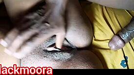 Emotional Behind-The-Scenes Missionary Cumshot on Shaved Pussy