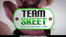 i'm allie nicole trying this big cock and getting a facial all over my tits