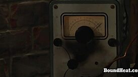 Wow, my lesbian mistress dominates with strapon! She orgasms hard with tied slave. 😈