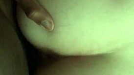 Young white teen receives big black cock creampie.