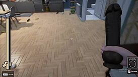 stepmom trapped in washing machine gets naughty with unexpected game twist