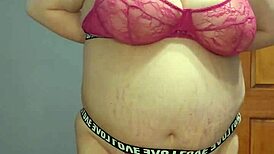 Horny BBW Becca Uses Dildo To Pleasure Her Big Tits And Naked Body Intensely.