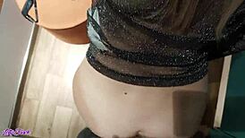 Damn! Caught Giving Blowjob in Dressing Room with Letty Black!