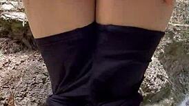 Otra Vez Follo El Culo Apretado De Mi Prima Detrás De Una Colina Rocosa