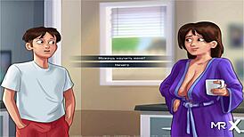 ugh, summertimesaga got me hooked, this mature babe jerkin’ my cock!