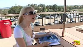 i finally found a hot partner for sweet lesbian fun with sweet blonde