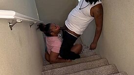 things got hot, but why rip her clothes for bareback doggystyle?