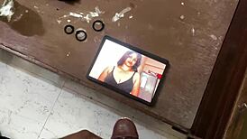 Cum tribute dedicated to my sexy Indian aunty