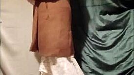 French Slave Whore Flashes Tits in Public Bondage